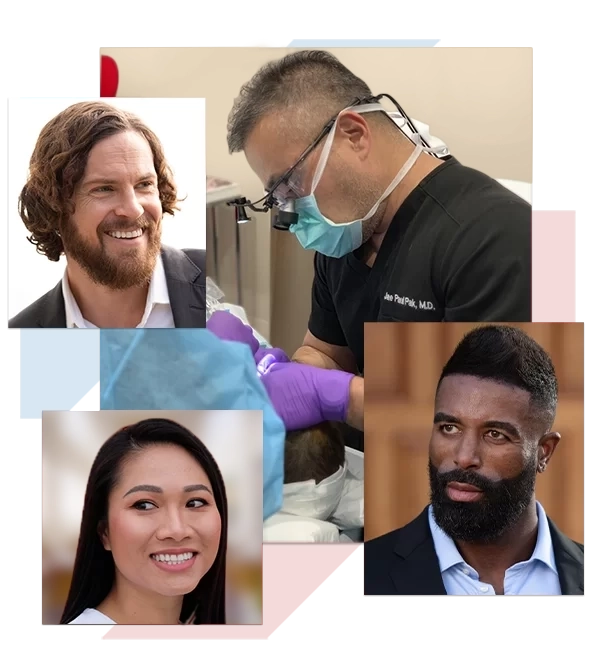 Picture of Jae Pak, M.D. and patients
